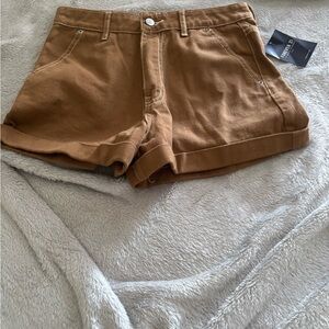 Forever 21 High Waist Brown Shorts